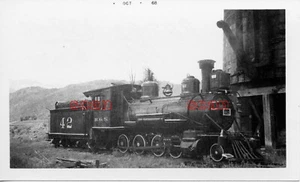 4G523 RP 1939 RIO GRANDE SOUTHERN RAILROAD LOCO #42 RIDGWAY - Picture 1 of 1