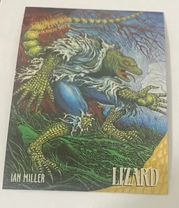 1995 Fleer Ultra Marvel Spider-Man Golden Web #5 Ian Miller Lizard - Picture 1 of 2