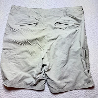 Royal Robbins Shorts men's 38 Zipper Pockets Outdoor Travel Beige - Image 1 of 4