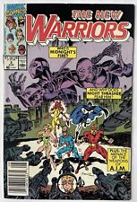 The New Warriors #2 Newsstand! KEY 1st Appearance Silhouette! (Marvel 1990)