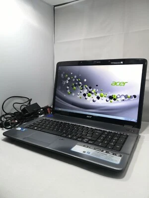 Acer Aspire 7736z PentiumR Dual Core T440 @ 2.20GHz 4GB RAM 1TB HDD 17.1" Nvidia - Image 1 of 4