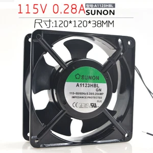 SUNON A1123HBL 12CM 115V 110V 12038 Alambre de cobre Importado Ventilador de refrigeración CA - Imagen 1 de 5