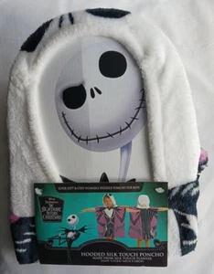 Disney Tim Burton's The Nightmare Before Christmas Hooded Poncho New - Picture 1 of 3