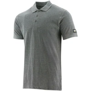 Caterpillar CAT Essentials dark heather grey Mens polo-shirt #1620023 - Picture 1 of 1