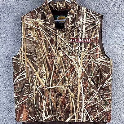 Cabelas Puffer Vest Mens Medium Seclusion 3D Backwaters Camo Outdoor Hunting - Image 1 of 4