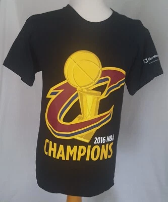 Cleveland Cavs 2016 Champions Black Short Sleeved Tshirt Unisex Small NBA - Image 1 of 4