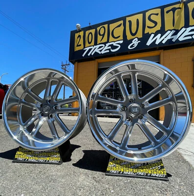 US MAGS BULLET U130 20x8 + 22X11 5X127 CHEVY C-10 SET OF 4 WHEELS AND TIRES Foto 1 de 4