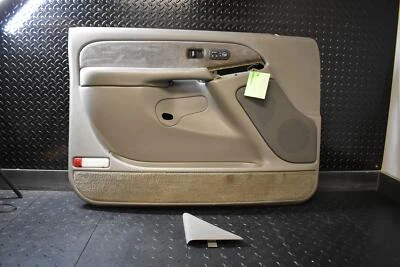 1999 - 2000 Chevy Silverado 1500 Driver LH Left Gray Front Door Trim Panel Foto 1 de 4