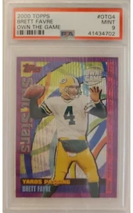 2000 Topps Brett Favre OWN THE GAME PSA 9 card POP 1 - Picture 1 of 2