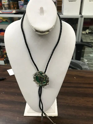 sterling silver turquoise 1922 peace dollar bolo - Imagem 1 de 4