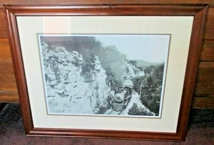 Gerahmter/mattierter s/w DAMPFMASCHINE Druck, "In der Nähe von Eureka Springs, Arche." ~ 31 x 25 - Bild 1 von 6