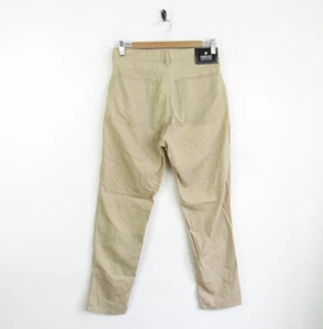 Men's VERSACE Beige Cotton Chino Jeans Light Trousers Size W 28" X L 29" - Stain - Picture 1 of 16