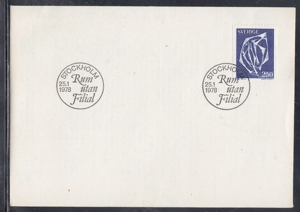 Sweden Scott 1233 FDC - Space Without Affiliation - Image 1 of 1