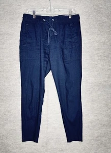 Pantaloni donna Lou & grigi blu navy laccio vita media - Foto 1 di 6