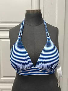 Tommy Bahama Breaker Bay Wende-Neckholder-Bikini strahlend blau Damen-Oberteil Größe M - Bild 1 von 13