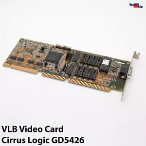 Cirrus Logic CL-GD5426 Vlb Fente Video Card Graphique VGA EUNVGA-542V Doc : - Picture 1 of 4