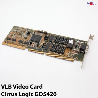 Cirrus Logic CL-GD5426 Vlb Slot Video Scheda Video VGA EUNVGA-542V Doc: 12500 - Immagine 1 di 4