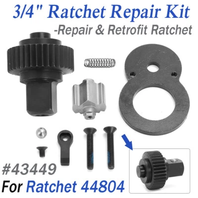 NEW 3/4" Drive Ratchet Repair Kit #43449 For Ratchet 44804 -Repair and Retrofit  - Image 1 of 4