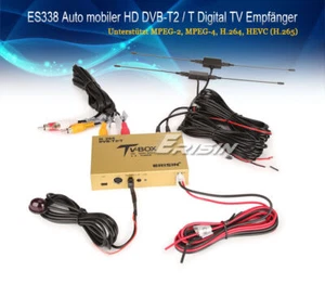 H.264/265 Auto Mobile Digital TV Receiver HDMI USB HEVC 160km/h DVB-T2 Box ES338 - Bild 1 von 10