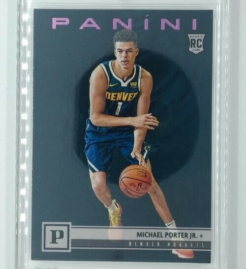 2018-19 Panini Chronicles Pink Michael Porter Jr Rookie RC #107, Denver Nuggets - Image 1 of 3