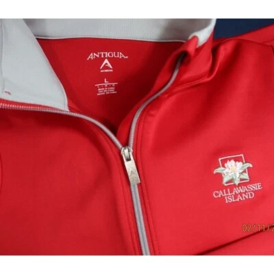Chaqueta de club de golf Callawassie Island para mujer talla L cremallera completa Foto 1 de 4