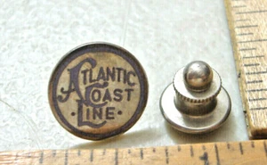 ATLANTIC COAST LINE~ RAILROAD TIE TAC PIN - Picture 1 of 3