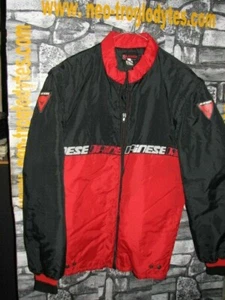 Vintage Dainese Italy nylon  technical padded motor jacket '80s   - Bild 1 von 1