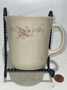 Corning USA Floral Coffee Cup Mug 28 3.5" Tall X 3-3/8" Diameter - Picture 1 of 4