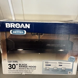 BROAN ALLURE 30" INCH 220 CFM BLACK RANGE HOOD QS130BL (PLEASE READ) - Picture 1 of 14