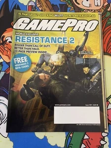 GamePro Magazine Issue 239 W/ Fold Out Cover August 2008 Resistance 2 Wii Fit - Picture 1 of 4