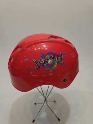 Casco rígido vintage años 90 Youth Jammer naranja multideporte EE. UU. BSI BMI Foto 1 de 4