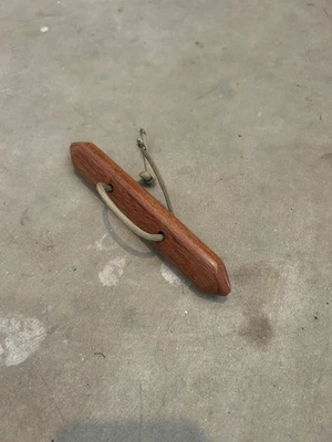 Hecho a mano Koppo Yawara masaje japonés palma defensa palo Kubotan, Cumaru, 6" Foto 1 de 2