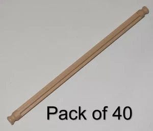 (40) K'nex starre hellbraune Stangen 5-1/8" 128 mm lang - Bulk Standard Knie Teile Stücke Posten - Bild 1 von 2