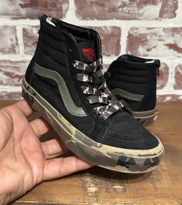 Vans Sneaker Jungen Kinder Gr. 13 Neu Sk8-Hi Zip Camo Seitenwand Freizeit Aktiv Schuhe - Bild 1 von 10