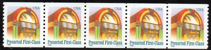2912 25c Juke Box #S11111 PS5 MNH - Image 1 of 1