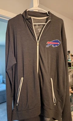 Buffalo Bills Nike Jugador/Entrenador Emitido Cremallera Completa Nike Dri Fit Chaqueta Sobre el Campo XL Foto 1 de 3