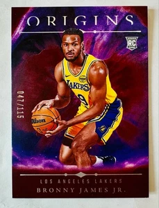 Bronny James 2024-25 Panini Origins Rookie Card Purple /115 Colour Match - Imagen 1 de 1