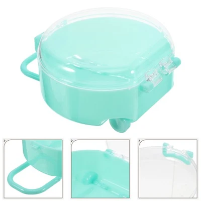  12PCS Clear Plastic Small Box with Lid Mini Suitcase Candy Box Wedding Party - Image 1 of 4