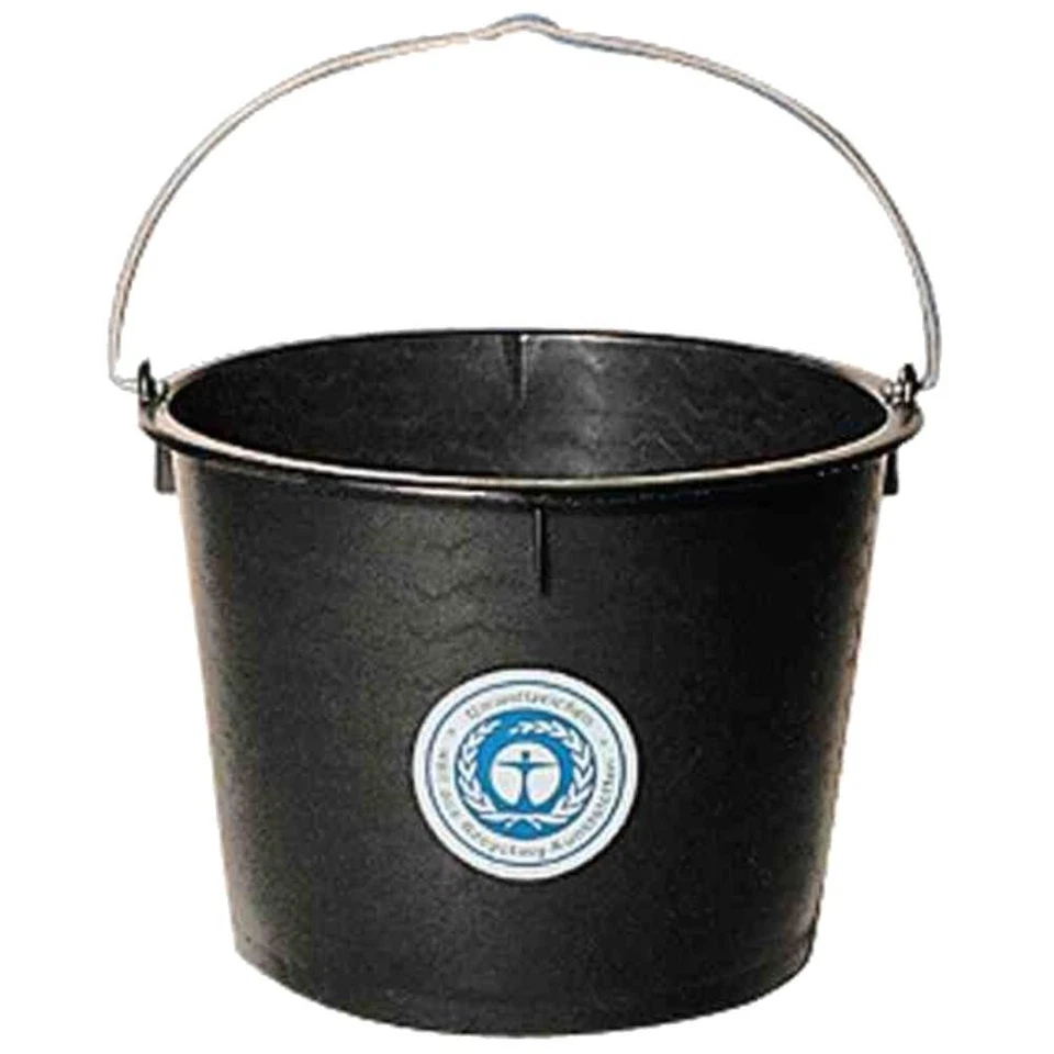 JOPA Baueimer flach 10 Liter Farbe: schwarz - Bild 1 von 1