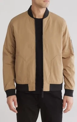 CARBON + CRAFT Padded Bomber Jacket X-Large, KHAKI - Image 1 of 4