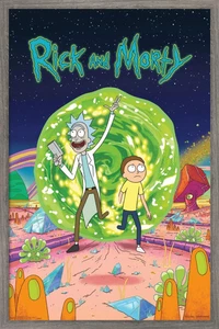 Rick and Morty Cover Poster – Official Allposters Print 22.375X34 - Picture 1 of 2