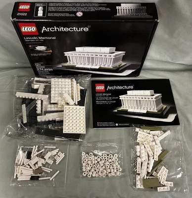 LEGO ARCHITECTURE Lincoln Memorial 21022 Retired Open Box Sealed Packaging - Image 1 of 4