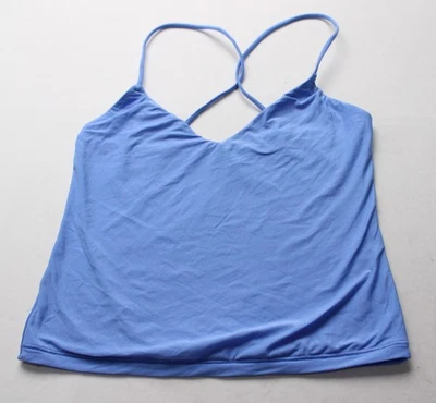 Smoothez by Aerie 女式绑带短背心 LB3 洗衣蓝色小号 — 第 1/3 张图片