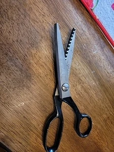 Vintage Eversharp Pinking Shears All Steel Made In USA - Picture 1 of 4