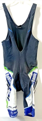 Pactimo Cycling Bib Shorts Medium Robson Forensic Subaru Mellow Mushroom *READ - Image 1 of 4