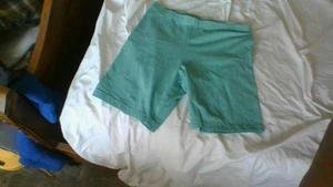 Wonder Nation Size XXL (18) Teal Shorts Elastic Waist Cotton/Spandex Nice! - Picture 1 of 9