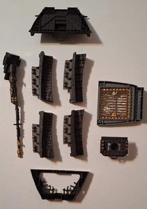 Mega Bloks Black Pearl Ship 1017 Pirates Caribbean Bow Deck Stern X14 PARTS LOT - Picture 1 of 10