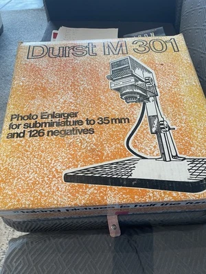 Vintage Durst Nevoneg M 301 Conjunto Ampliador de Fotos 35mm Nova Caixa Aberta - Imagem 1 de 4