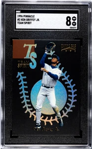 1996 Pinnacle Team Spirit #2 Ken Griffey Jr. SGC 8 - Picture 1 of 2