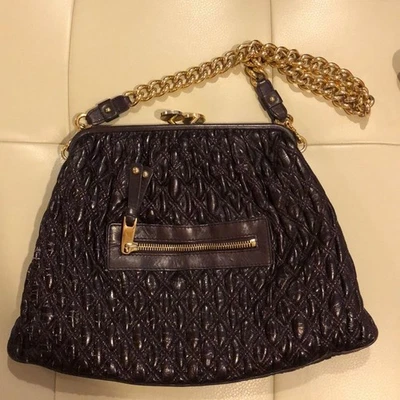 Bolso Cartera Marc Jacobs Acolchado Berenjena Púrpura Foto 1 de 4